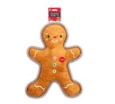 Christmas Pet Gingerbread Squeaky Toy