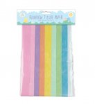 Pastel Rainbow Tissue Paper 12 Pack