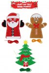 Puppet Hand Christmas Felt 19.5cm X 22.5cm Diy Set