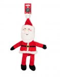 Squeaking Plush Santa Pet Toy