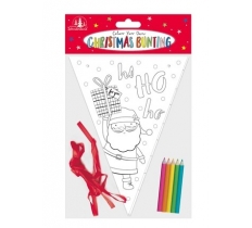 Christmas Activity Colour Your Own Bunting