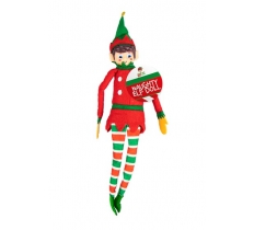 Christmas Naughty Elf Doll 12"