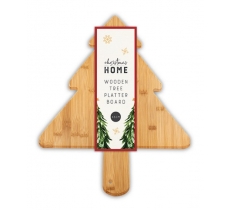 Christmas Wooden Tree Platter Board 45cm