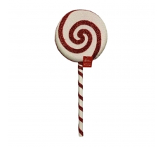 Candy Cane Swirly Lollipop 25x60cm