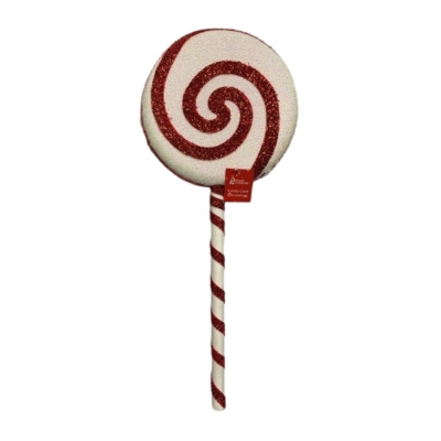 Candy Cane Swirly Lollipop 25x60cm