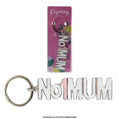 No 1 Mum Keyring