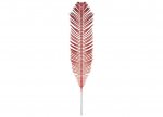 Glitter Christmas Fern Pick 58cm Red