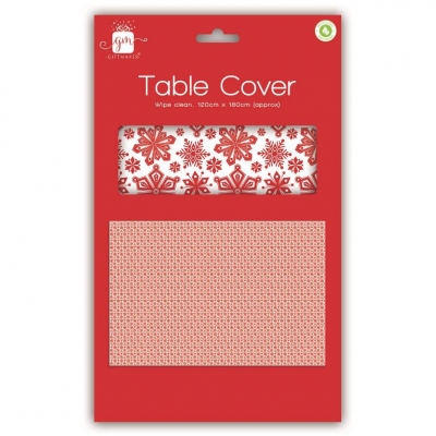 Christmas Party Generic Table Cover 120 x 180cm