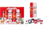 Mini 6" Santa And Reindeer Crackers 6 Pack