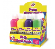 Neon Finger Paints 200Ml