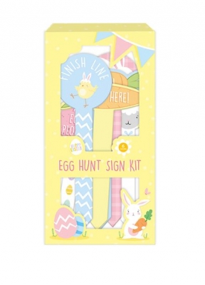 Easter Egg Hunt Sign Kit 6 Pack