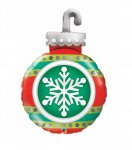 Qualatex 35" Snowflake Ornament Balloon