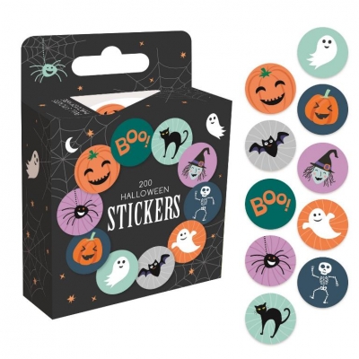 Halloween 200pc Sticker Box