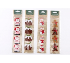 Pack Of 4 Christmas Embellishments