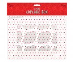 VALENTINE'S DAY CUPCAKE BOX 12-HOLE