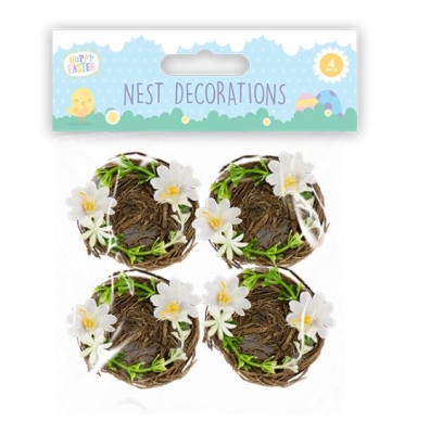 Easter Nest Decorations 4 Pack