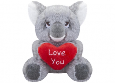 VALENTINES DAY'S KOALA BEAR WITH LOVE HEART 15CM