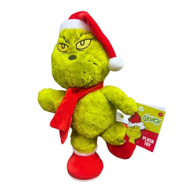 The Grinch 13" Plush Animated Skating Toy ( Battery Operated )