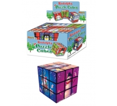 Ruldolph Christmas Puzzle Cube 7cm