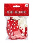 Heart Printed Balloons 10pk