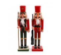 Christmas Wooden Nutcracker Ornament Medium 40CM