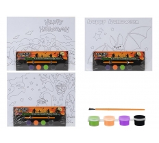 Halloween Paint Your Own Canvas Board Art With Paints