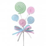 Christmas Lolly Stem Pastel 41cm