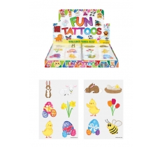 MINI EASTER TEMPORARY TATTOO SHEETS (6 TATTOOS) DESIGNS X 96