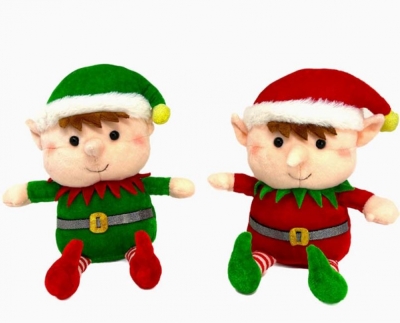 Plush Christmas Elf 18cm