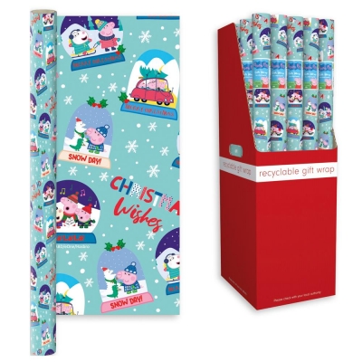 Christmas 2M Wrap Peppa Pig