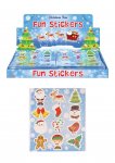 Christmas 10cm X 11.5cm Stickers 12 Pack X 120 ( 7p Each )