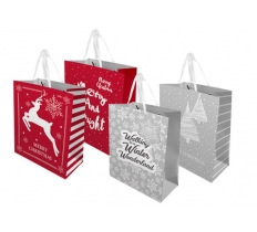 Christmas Traditional Medium Gift Bags ( 2 Pack )