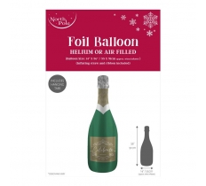 Champagne Bottle Foil Balloon 91cm x 35cm