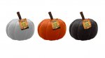 Halloween Velvet Plush Pumpkin 16cm