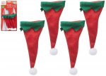 Christmas Elf Hat Cutlery Holders ( 4 Pack )