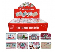 Giftcard Tin Mini Retro ( Assorted Design )