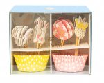 Easter Cupcake Topper & Case Set 48pk