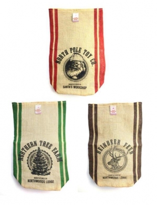 Vintage American Sack Jute 3 Assorted