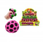 Squeeze Squishy 80mm Hex Ball ( Assorted Colours )