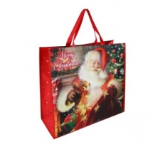 Bag For Life Traditional Santa Jumbo Square Pp Woven