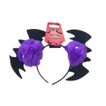 Halloween Bat Pom Pom Headband