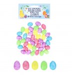 Mini Glitter Foam Easter Egg Craft Kit 40pcs (2cm x 1.5cm)