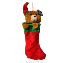 Teddy Bear Stocking 17 x 41cm