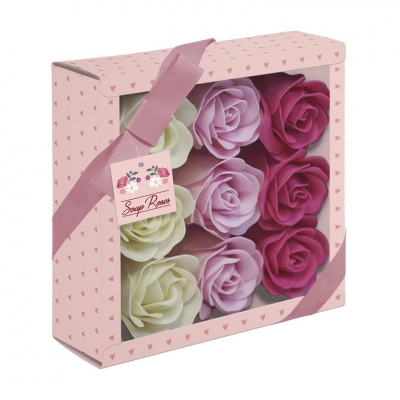 Mother's Day Giftbox Pink Soap Roses