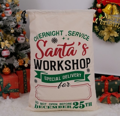 Christmas Santa Workshop Special Delivery Sack 75 x 45cm