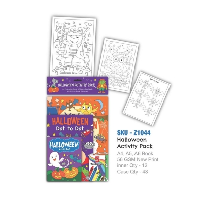 Halloween Activity Pack + Crayons