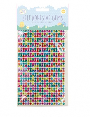 Easter Self Adhesive Gems 600 Pack