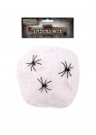 White Spiders Web with 3 Spiders (20g)