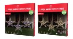 Christmas LED Star Wire Path Lights ( 3 Pack )