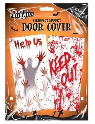 Halloween Scary Door Cover